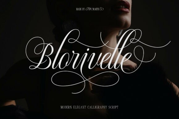 Blorivelle Font Review: Elegant Script for Luxury Branding