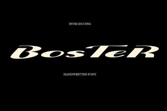 Boster Font: Adding Playful Polish to Business Branding