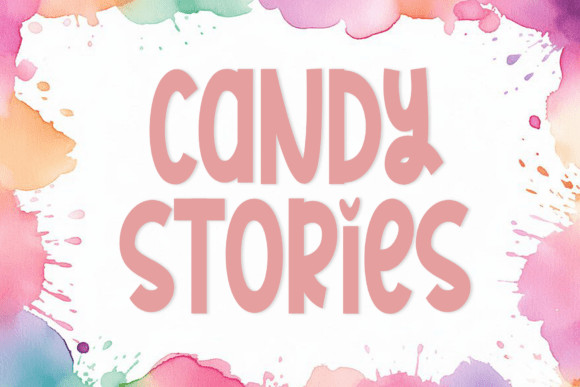 Candy Stories Font: A Rhythmic Script for Web Design