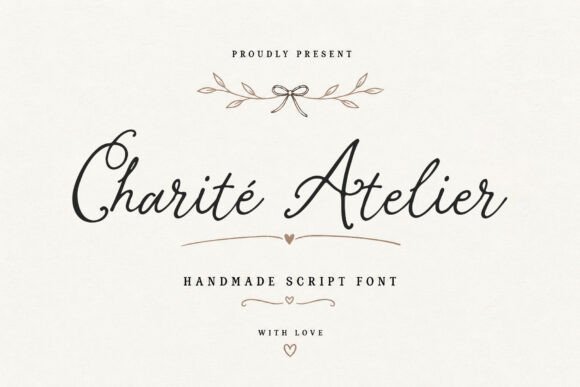 Charite Atelier Font: Elegant Script for Editorial Design
