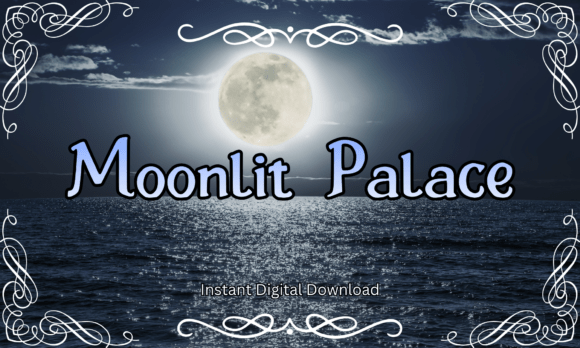Moonlit Palace Font: Celestial Charm for Handmade Labels