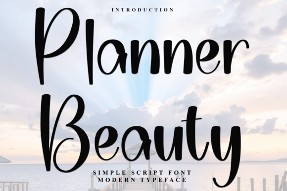 Planner Beauty Font: Soft Typography for Editorial Design