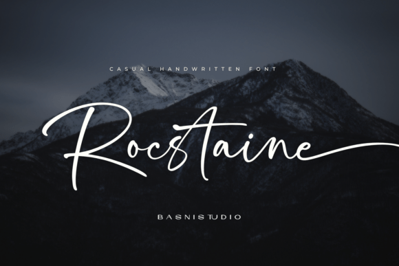 Rocstaine Handwritten Font: Elevating Digital Brand Identity