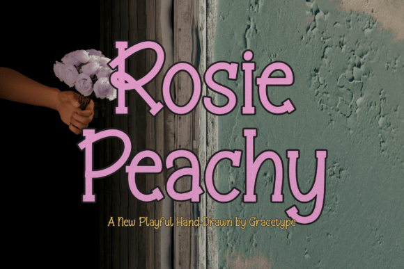 Rosie Peachy Font Review: Playful Display Type for Campaigns