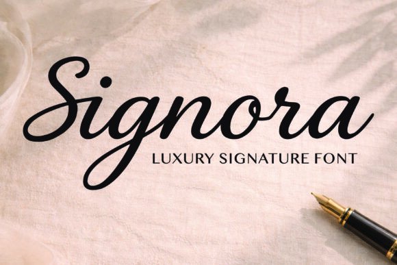 Signora Font: Elevating Brand Identity with Elegant Script