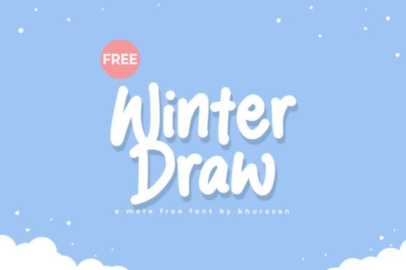 Testing the Winter Draw Font for Organic Branding