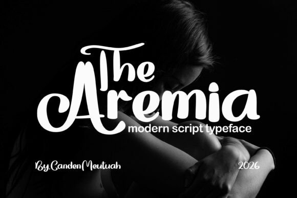 The Aremia Font: Bold Script for Handmade Labels