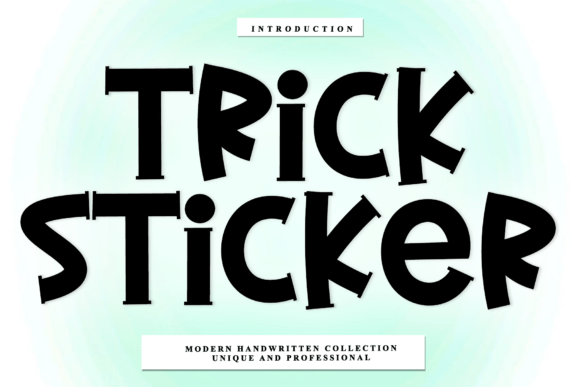 Trick Sticker Font Review for Web Design