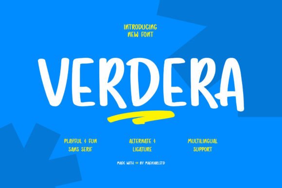 Verdera Font Review: Playful Handwritten Type for Branding
