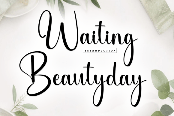 Waiting Beautyday Font: Elevating Campaign Visuals