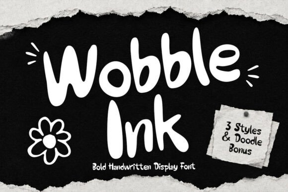 Wooble Ink Font: A Playful Typeface for Campaigns